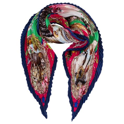 white hermes scarf|hermes pleated scarf price.